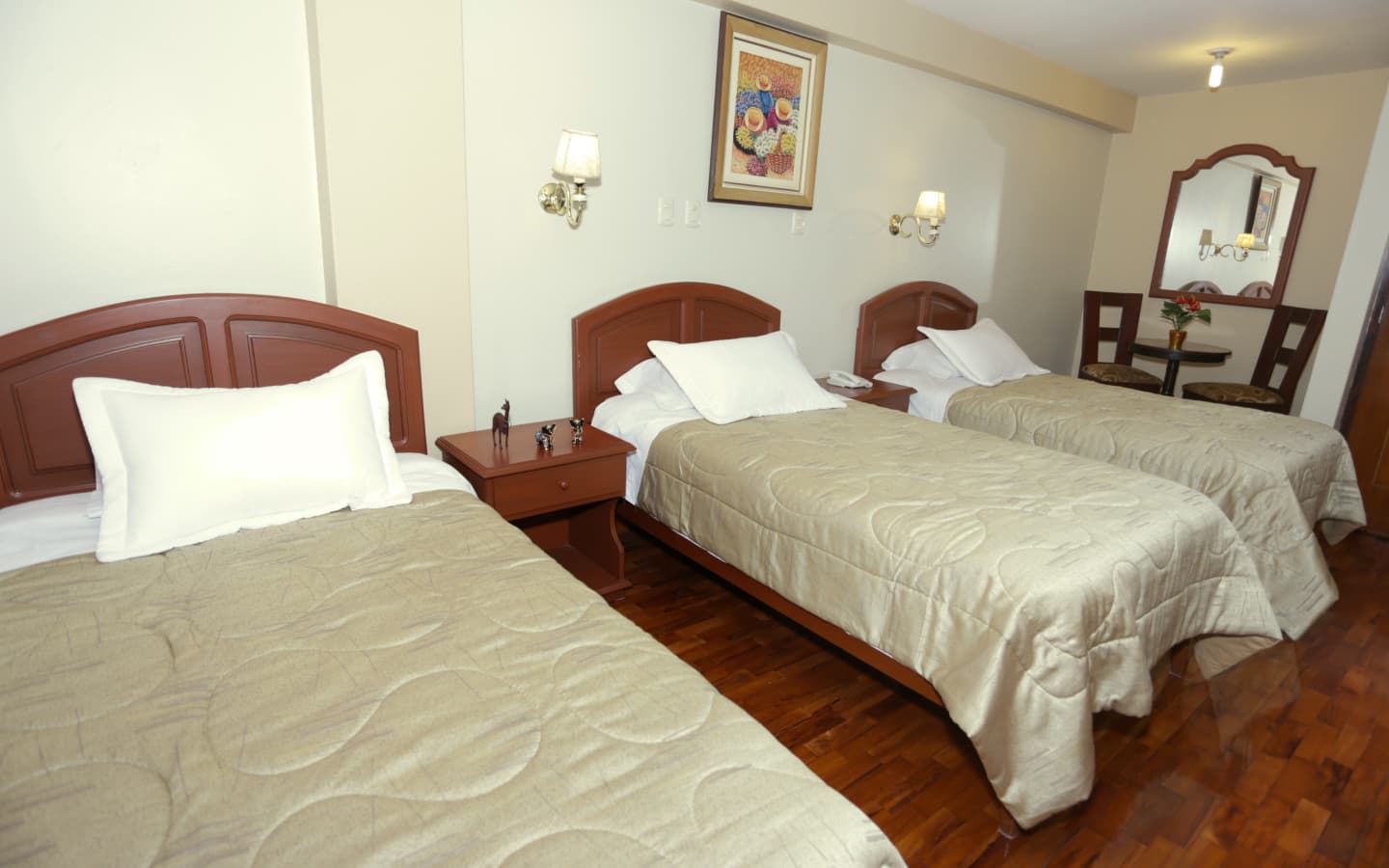 Habitacion familiares con 3 camas